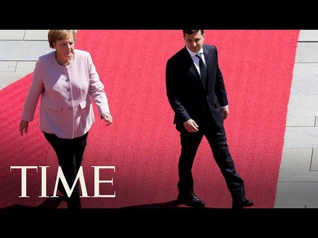 German Chancellor Angela Merkel Says She's Fine After Visibly Shaking During Berlin Ceremony | TIME