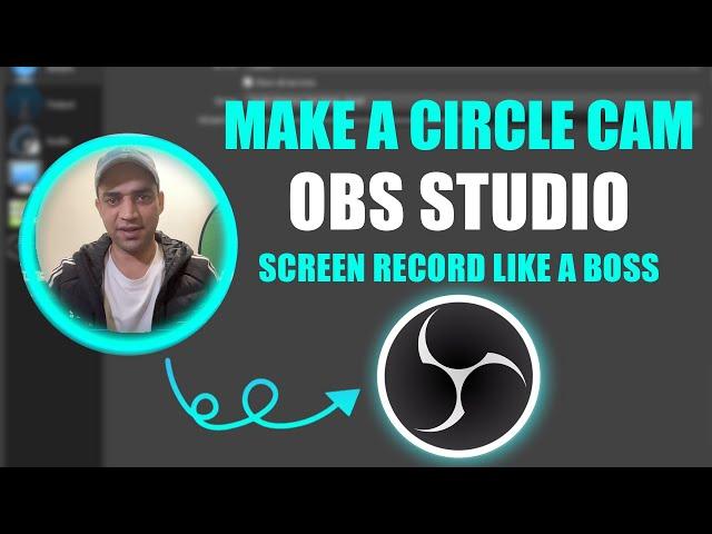 How to Turn Talking Head Webcam / Face Cam into a Circle in OBS