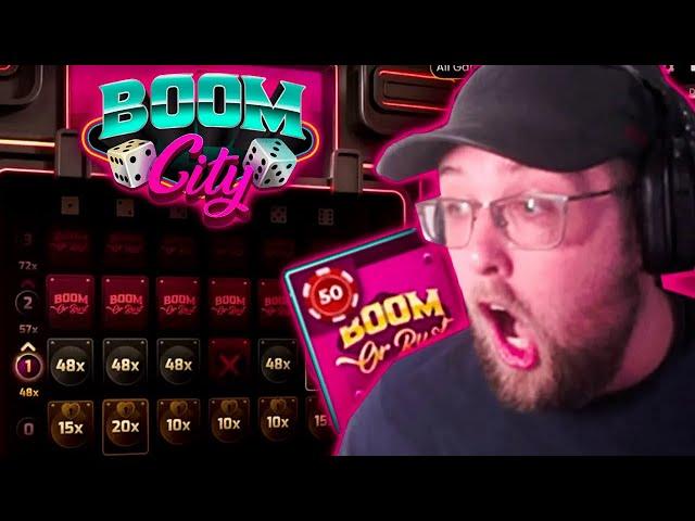 TOP WIN ON BOOM OR BUST BOOM CITY GAME SHOW! (INSANE)