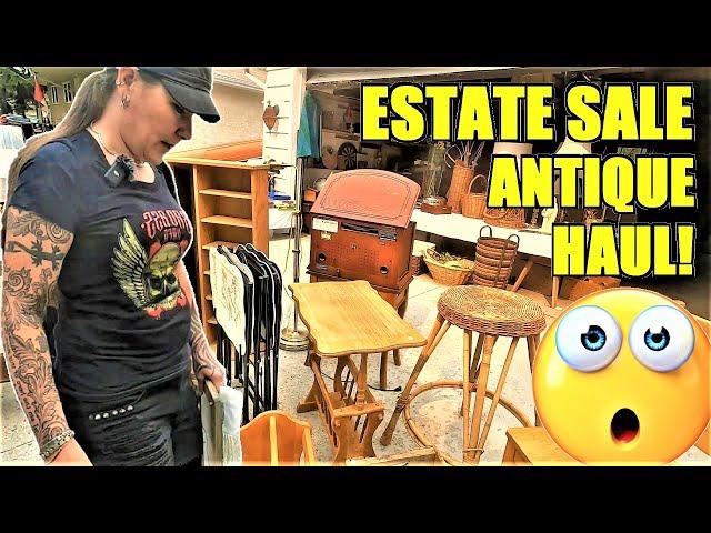 Ep517:  AMAZING ANTIQUE HAUL AT THIS HUGE ESTATE SALE!!!  