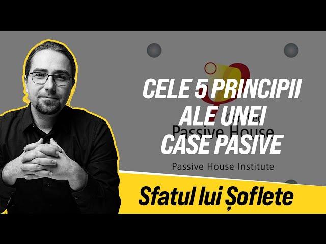 Cele 5 principii ale unei Case Pasive