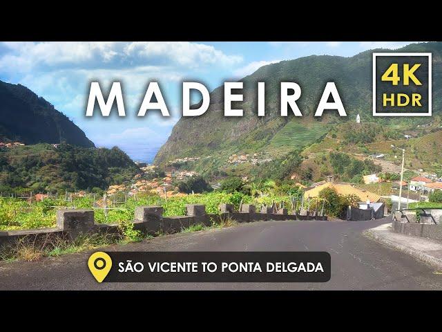 Discover MADEIRA, Portugal  | Steep Roads of North Coast - HDR 4K Drive Tour