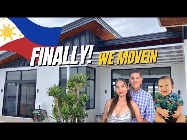 OUR FIRST HOUSE IN THE PHILIPPINES | AMERICAN FILIPINA COUPLE 