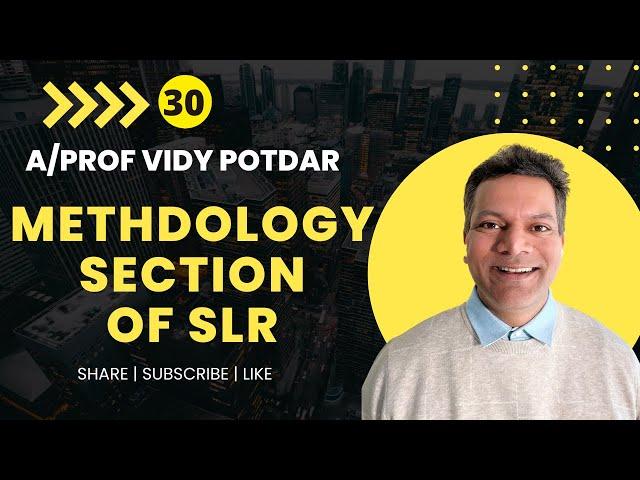 Systematic Literature Review Paper Methodology Section Explained with Example | A/Professor Vidy