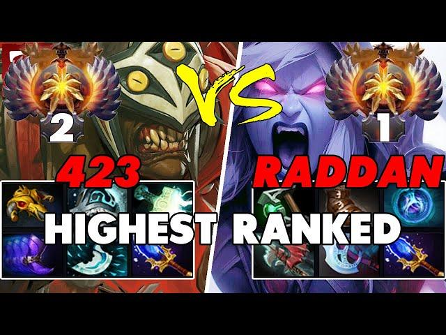 423 (BLOODSEEKER) vs RADDAN (DROW RANGER) - Epic Battle Of Hard Carry Dota 2 Players - Z Dota 2