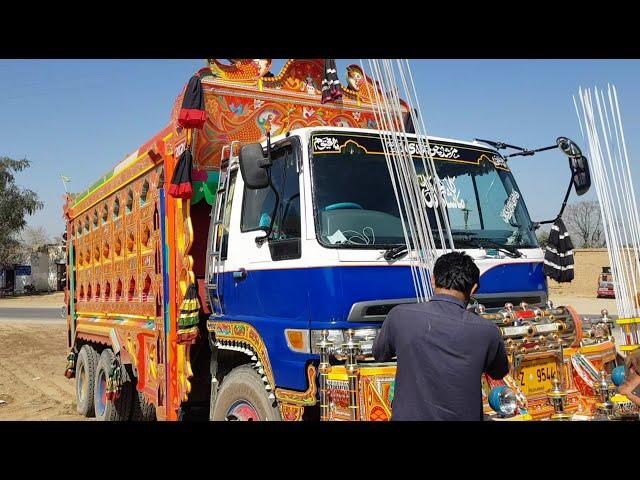 How to Decorate Truck in Pakistan | Pakistani Truck Decoration | Truck Video | Pakistani Trucks