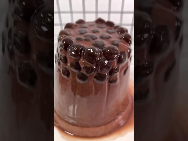 How about this? Making Chocolate Boba Bubble Milk Tea Pudding Jelly