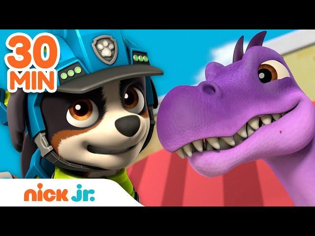 PAW Patrol Dinosaur Rescues! w/ Rex & Zuma  | 30 Minute Compilation | Nick Jr.