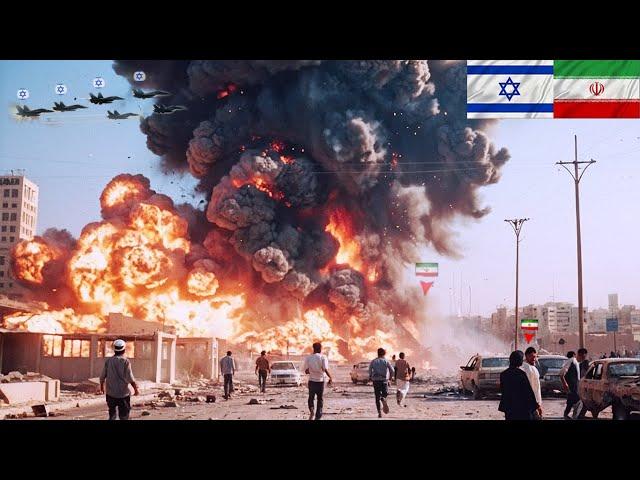 IRAN In Collapse! ISRAEL Air Force Destroy Battalions Base Of Iranian Army near G4z4!