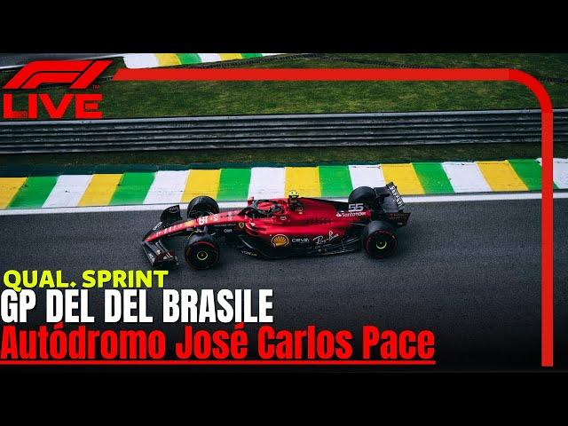  LIVE FORMULA 1 GP DEL BRASILE QUALIFICHE SPRINT - Autódromo José Carlos Pace | F1 2024/2025