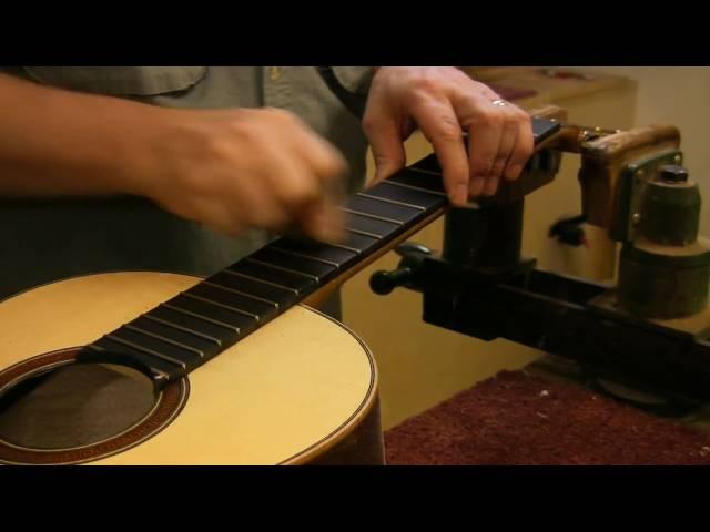 Stringing up a guitar part 1 (frets and action)