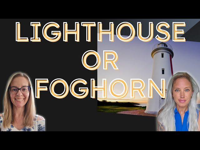 Are you a LIGHTHOUSE or a FOGHORN? with @MeatingWellness