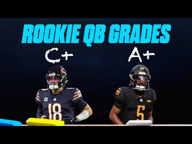 NFL Rookie QB Grades: High ceiling for Caleb Williams, BIG expectations for Jayden Daniels & MORE