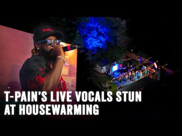 T-Pain Shocks Housewarming Party With Live Performance of "Dreaming"