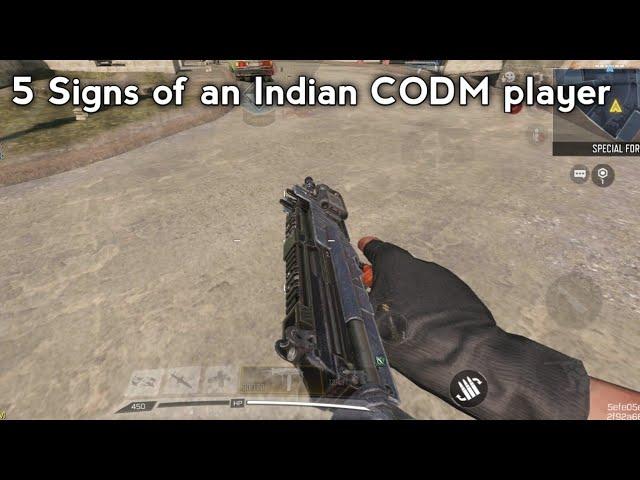 5 Signs of an Indian CODM player