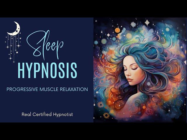  Hypnosis & Progressive Muscle Relaxation for Deep Sleep / Natural Deep Sleep without Pills 