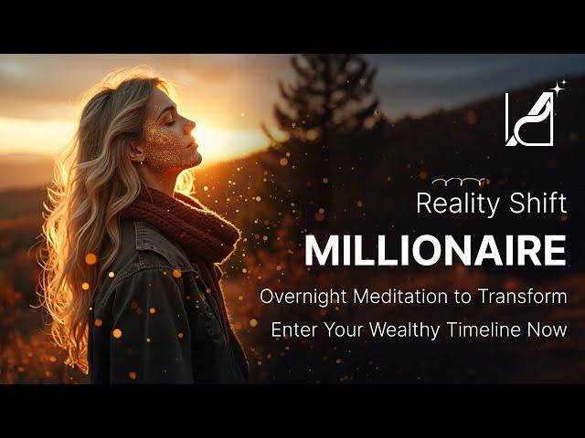 Overnight Reality Shift Meditation | Enter Your Millionaire Timeline