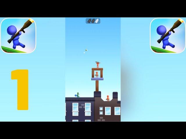 Bazooka Boy Level 1-25 Gameplay Walkthrough Part 1 (iOS - Android)