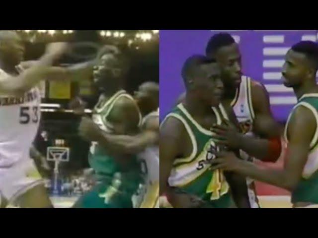 Shawn Kemp HEATED Moments (Rare Footage)