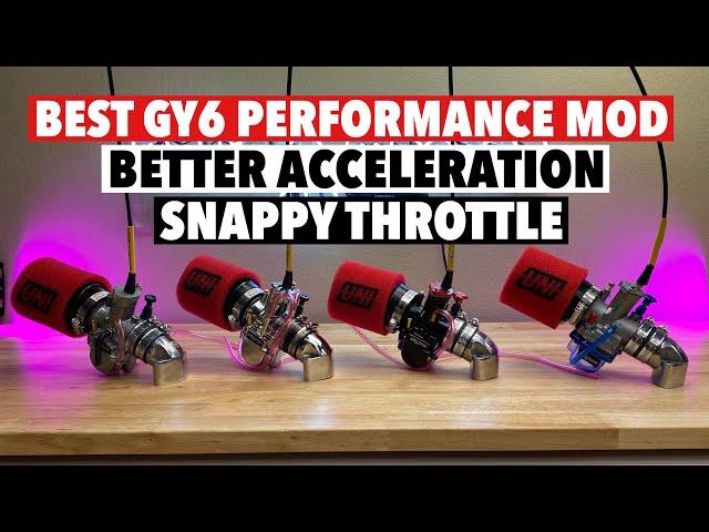 BEST GY6 PERFORMANCE MOD! [Plug & Play carburetor]