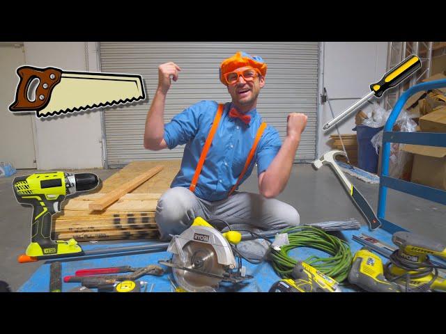 Blippi Tools for Kids | Tools Song and Clean Up Song for Children