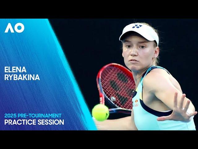 Elena Rybakina Practice Session | Australian Open 2025