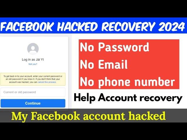 பேஸ்புக் Facebook Account Hacked Recovery How to recovery 2024 | facebook tamil |TNTech