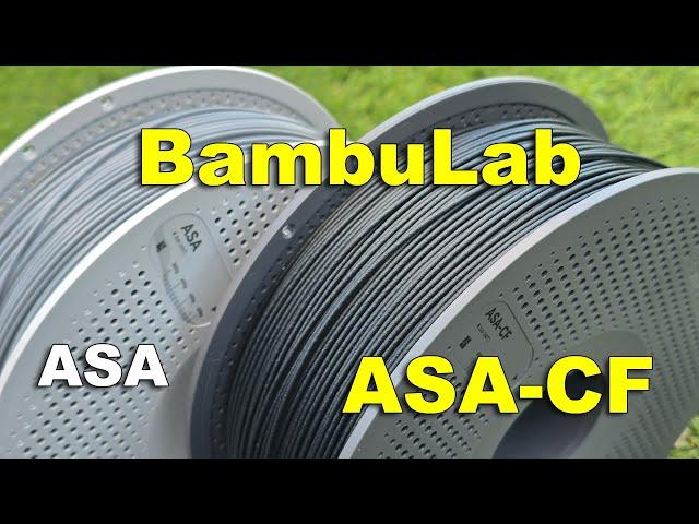 BambuLab ASA-CF filament test - Is it better than regular ASA?