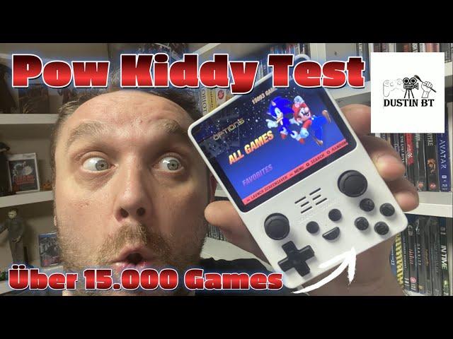 Pow Kiddy Handheld mit 15000 Games Unboxing im Test +DustinBT+ Retrogames