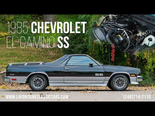 1985 Chevrolet El Camino SS