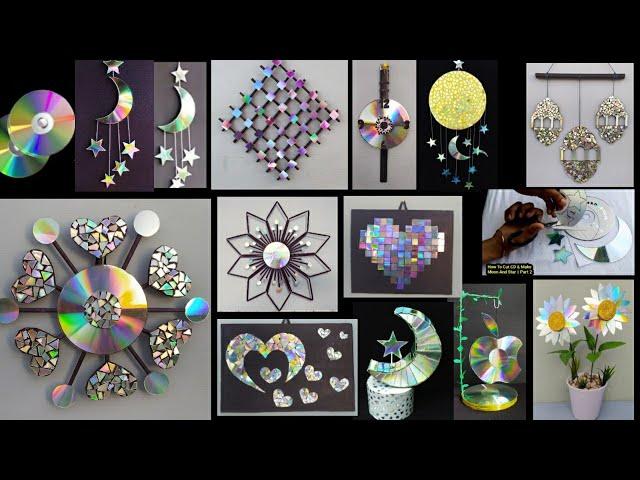 14 diy home decorations ideas by old cd || weast cd tutorial home decor idea