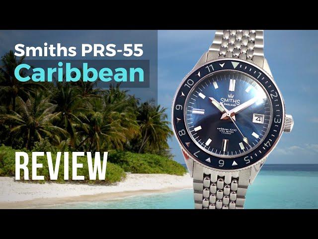 60s Dive Watch With Colors! Smiths PRS-55 1000 Caribbean. Review.