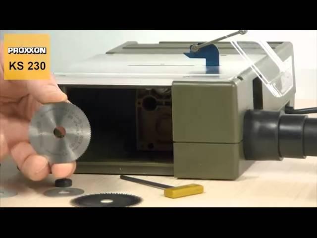 Mini-scie circulaire d'établi Proxxon KS230 - HMDIFFUSION