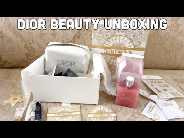 Dior Beauty Haul🩷 Miss Dior Body Scrub, Star Charm, GWP, Dior Makeup Pouch