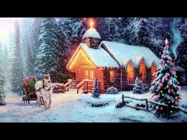 26 Popular Traditional Christmas Carols w  Festive Art by Thomas Kinkade