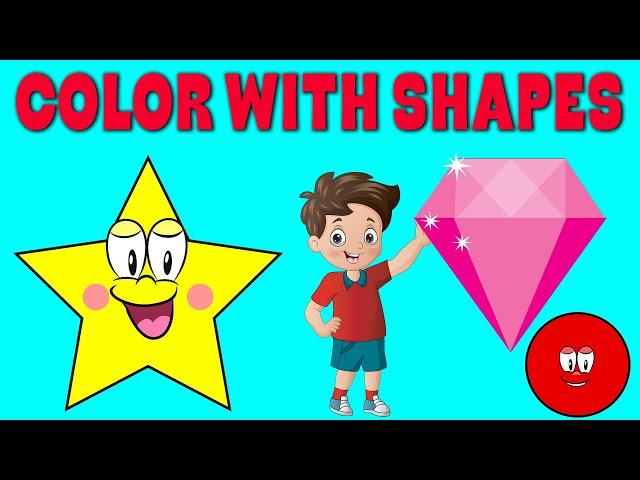 Shapes Learning For Kindergarten | Shapes Name | Kindergarten Learning Videos | Kids Edubox