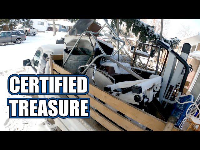 Truckloads of Treasures Processed Down for Scrap Metal Recycling