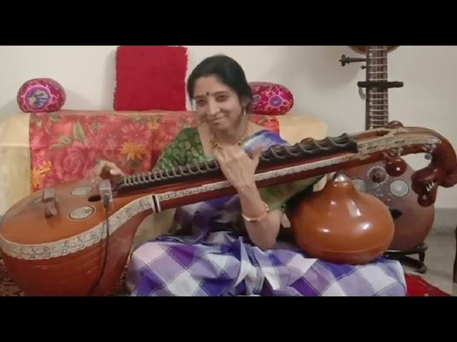 Annapoorne Vishalakshi... (Sama, Adi, Muthuswamy Dikshitar) by Rajyashree Josyer Shrikanth on Veena