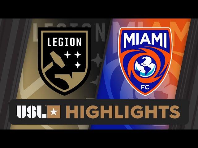 9.22.2024 | Birmingham Legion FC vs. Miami FC - Game Highlights