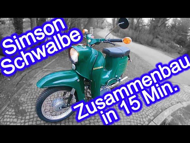 Simson Schwalbe: Zusammenbau IN 15 MINUTEN- Die KR51/1 Express-Restauration