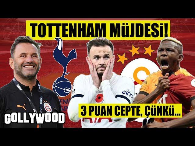 GALATASARAY'A TOTTENHAM MÜJDESİ! 3 PUAN CEPTE, ÇÜNKÜ...