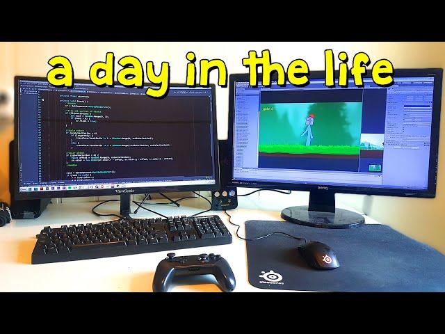 A Day in the Life of an Indie Game Developer & Student - Monday