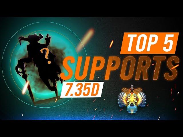 The Top 5 Supports To Gain MMR In 7.35D