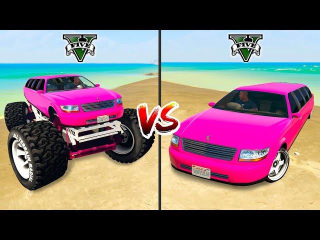 Monster Truck Limousine vs Normal Limousine in GTA 5 - which is best?