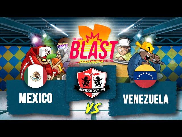 Mexico vs Venezuela I Rep Your Country Top 8  I The Legits Blast 2024