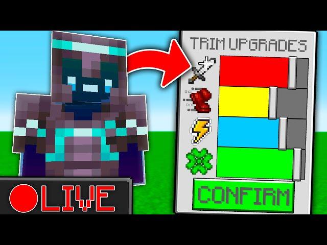 Minecraft SMP, But Armor Trims Upgrade You! (Bizarre SMP)