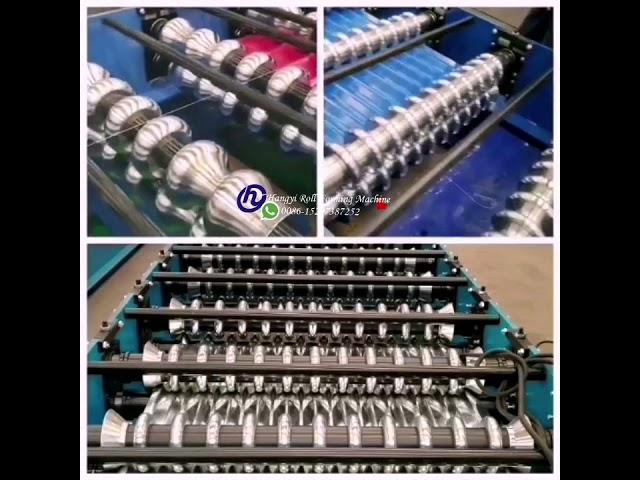 corrugated tile roofing sheet roll forming machine