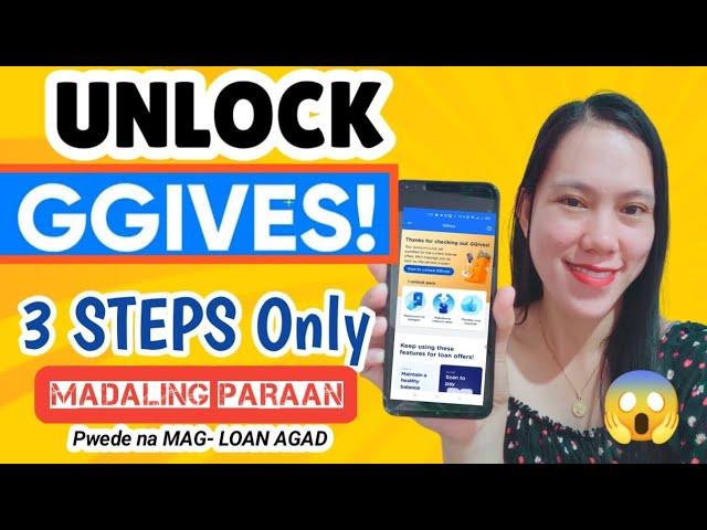 HOW TO UNLOCK GGIVES EASILY 2024| 3 EASY STEPS ONLY| Madaling Paraan | Full Tutorial