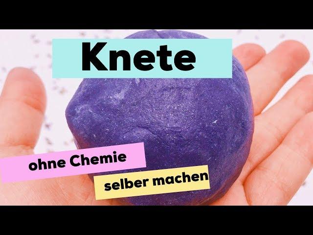 Knete selber machen ohne Chemie - ideal für das Basteln mit Kindern