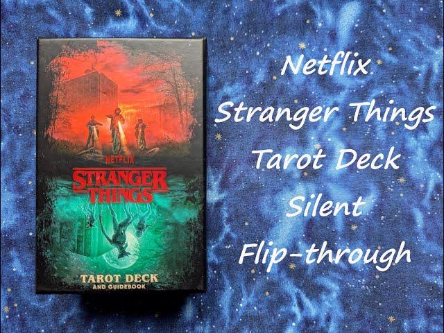 Netflix Stranger Things Tarot Deck - Silent Flip-through